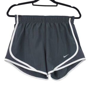 Nike Womens Dri-Fit Wolf Grey White Tempo Running Shorts Size S NWT